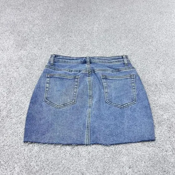 Just Quella Skirt Denim Blue Pockets Women’s Size 4-6 NWT - Picture 9 of 11